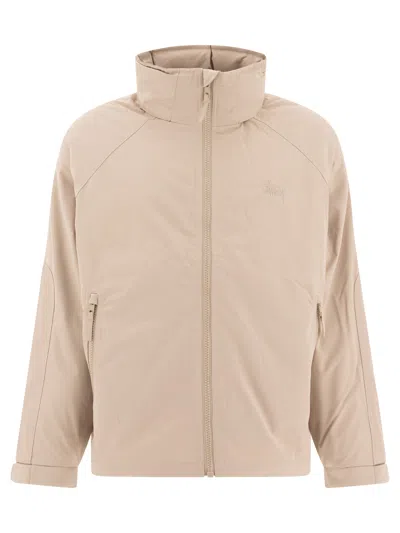 Stussy Military-style Zip-up Jacket In Neutral