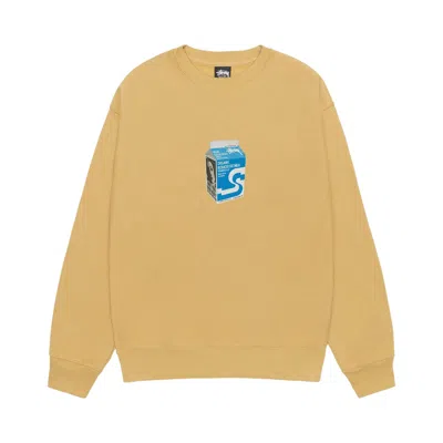 Pre-owned Stussy Milk Crew 'curry' In Yellow