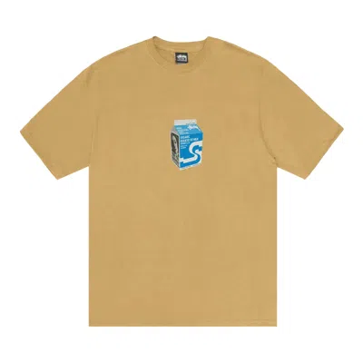 Pre-owned Stussy Milk Tee 'curry' In Yellow