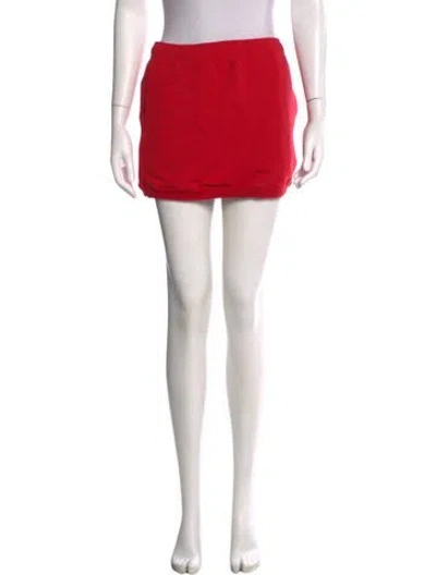 Pre-owned Stussy Mini Skirt In Red