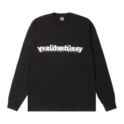 Pre-owned Stussy Mirror Long-sleeve Tee 'black' | Men's Size M