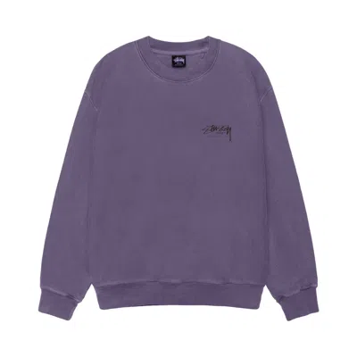 Pre-owned Stussy Modern Age Crew Pigment Dyed 'grape' | Purple | Men's Size M