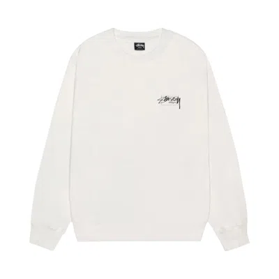 Pre-owned Stussy Modern Age Crew Pigment Dyed 'natural' | Cream | Men's Size L