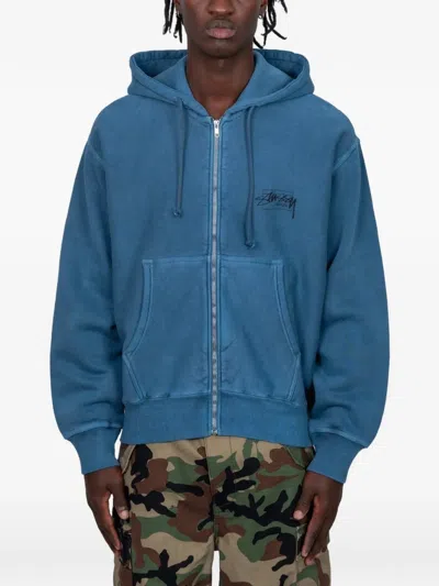 Stussy Modern Age Hoodie In Blue