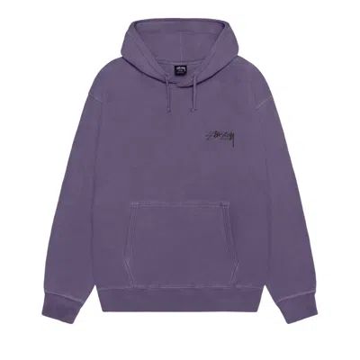 Pre-owned Stussy Modern Age Hoodie Pigment Dyed 'grape' | Purple | Men's Size S