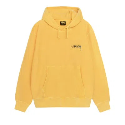 Pre-owned Stussy Modern Age Hoodie Pigment Dyed 'yellow' | Men's Size Xl