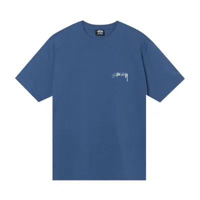 Pre-owned Stussy Modern Age Tee 'midnight' In Blue
