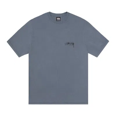 Pre-owned Stussy Modern Age Tee Pigment Dyed 'navy' | Blue | Men's Size M