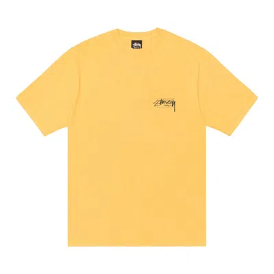 Pre-owned Stussy Modern Age Tee Pigment Dyed 'yellow' | Men's Size Xl