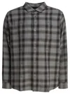Stussy Ex Files Plaid Shirt In Gray