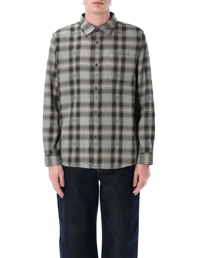 STUSSY MOTIF PLAID SHIRT