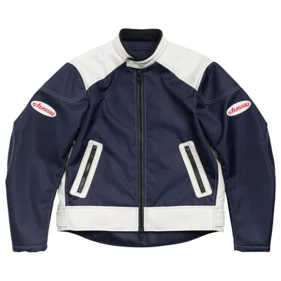 Pre-owned Stussy Moto Jacket 'navy' | Blue | Men's Size M