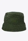 Stussy Multi-knit Bucket Hat In Green