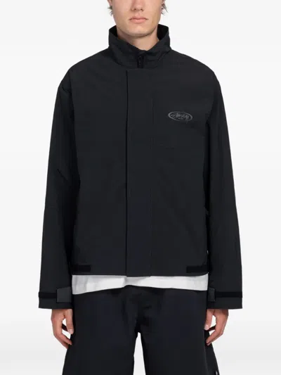 STUSSY MX LOGO-PRINT JACKET