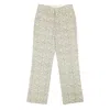 Stussy Natural Printed Sherpa Straight Leg Pants - White In White
