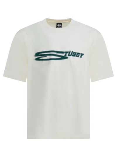 Stussy Natural White Cotton T-shirt