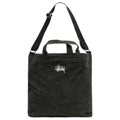 Pre-owned Stussy Needle Punch Crossbody Bag 'washed Black' | Men's Size Onesize