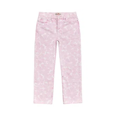 Pre-owned Stussy New Classic Jean Denim 'pink Hawaiian' | Men's Size 30