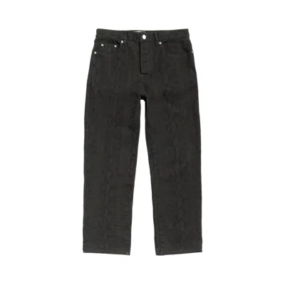 Pre-owned Stussy New Classic Jean Denim 'python' | Black | Men's Size 28