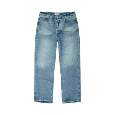 Pre-owned Stussy New Classic Jean Denim 'weekend Wash' | Blue | Men's Size 30
