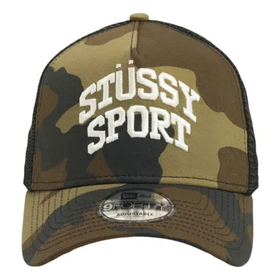 Stussy New Era 9forty Sports Trucker 'camo' In Multi