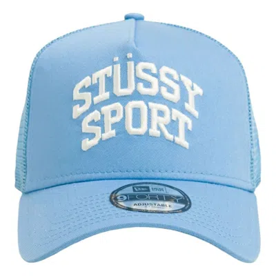 Stussy New Era 9forty Sports Trucker 'sky Blue'