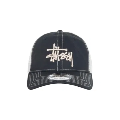 Pre-owned Stussy New Era 9twenty Basic Trucker 'shade Black' | Men's Size Onesize