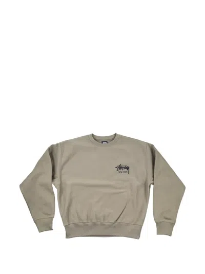 Stussy New York Chapter Crewneck T-shirt In Brown