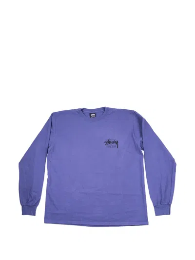 Stussy New York Chapter Long-sleeve T-shirt In Purple