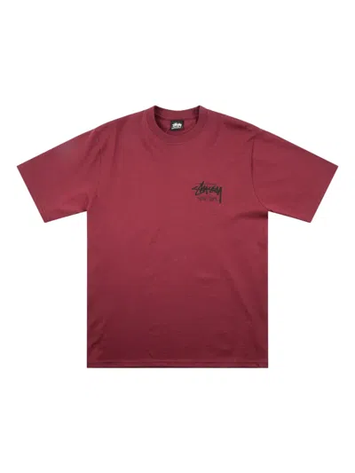 Stussy New York Logo-print T-shirt In Red
