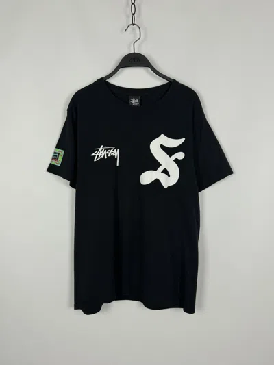 Pre-owned Stussy Number 7 T Shirt In Black