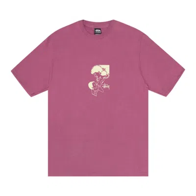 Pre-owned Stussy Nurture Tee 'berry' In Purple