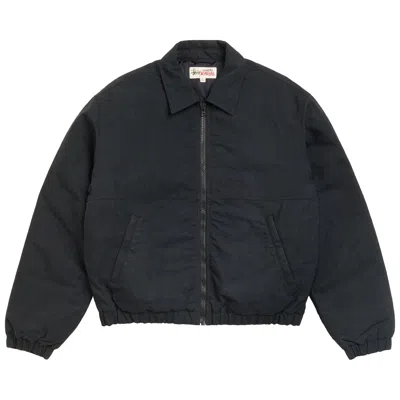 Pre-owned Stussy Nyco Collared Work Jacket 'black' | Men's Size Xs
