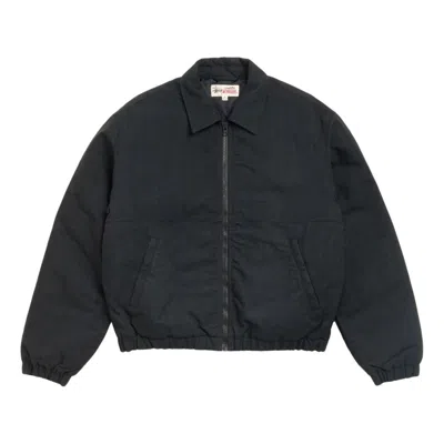 Stussy Nyco Collared Work Jacket 'black' In Multi