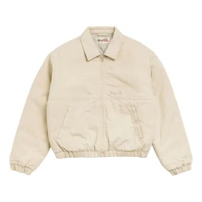 Stussy Nyco Collared Work Jacket 'sand' In Multi