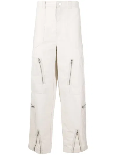 Stussy Nyco Cotton-blend Trousers In Nude