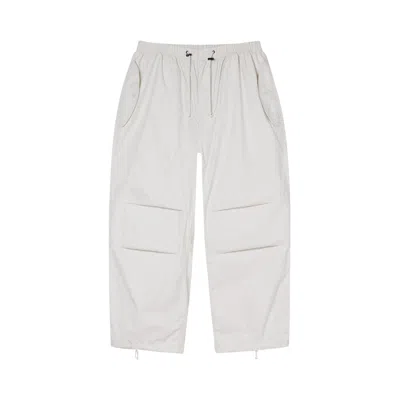 Pre-owned Stussy Nyco Over Trousers 'bone' In White