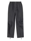 Stussy Cotton-blend Wide-leg Trousers In Black  