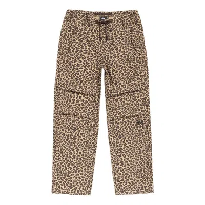 Stussy Nyco Surplus Pant 'leopard' In Animal Print