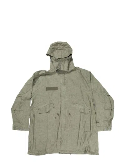 Stussy Nyko Parka Coat In Green