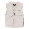 Stussy Nylon Approach Vest 'off White' In Neutral