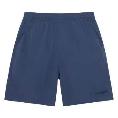 Pre-owned Stussy Nylon Court Short 'navy' | Blue | Men's Size Xxl