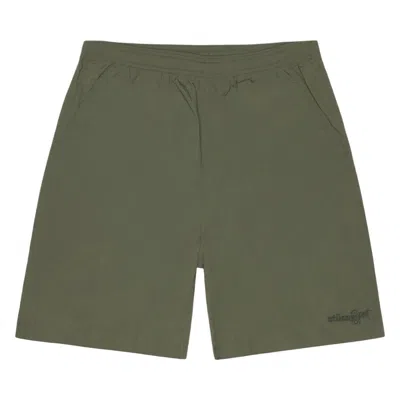 Pre-owned Stussy Nylon Court Short 'olive' | Green | Men's Size L