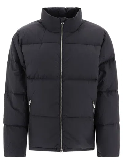Stussy Nylon Down Jacket Jackets In Black