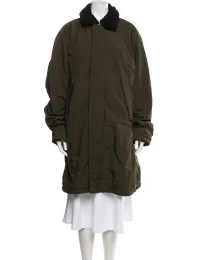 Pre-owned Stussy Nylon Jacket In Green
