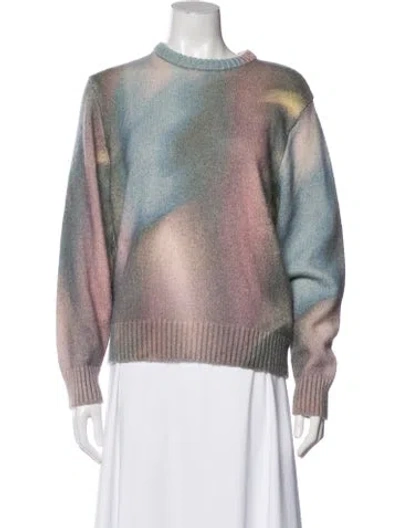 Pre-owned Stussy Nylon Tie-dye Print Sweater W/ Tags In Neutral