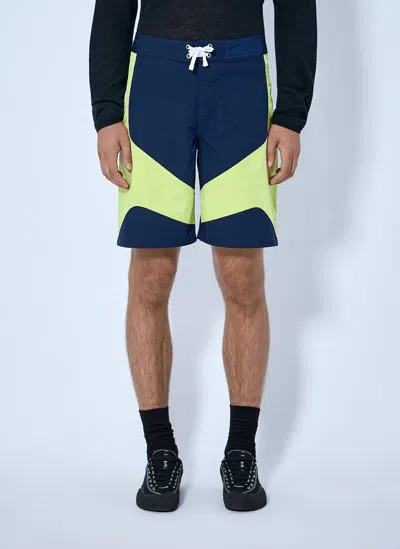 Stussy Octane Board Swim Shorts In Blue