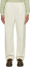 STUSSY OFF-WHITE BEACH TROUSERS