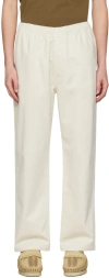 STUSSY OFF-WHITE BEACH TROUSERS