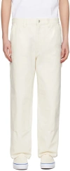 Stussy Men Canvas Work Pant In Bone Bone